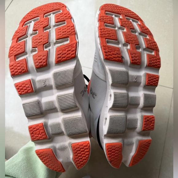 ON RUNNING Cloud Cloudstratus 3 White Sand Sneakers SZ 7.5 - Picture 10 of 12